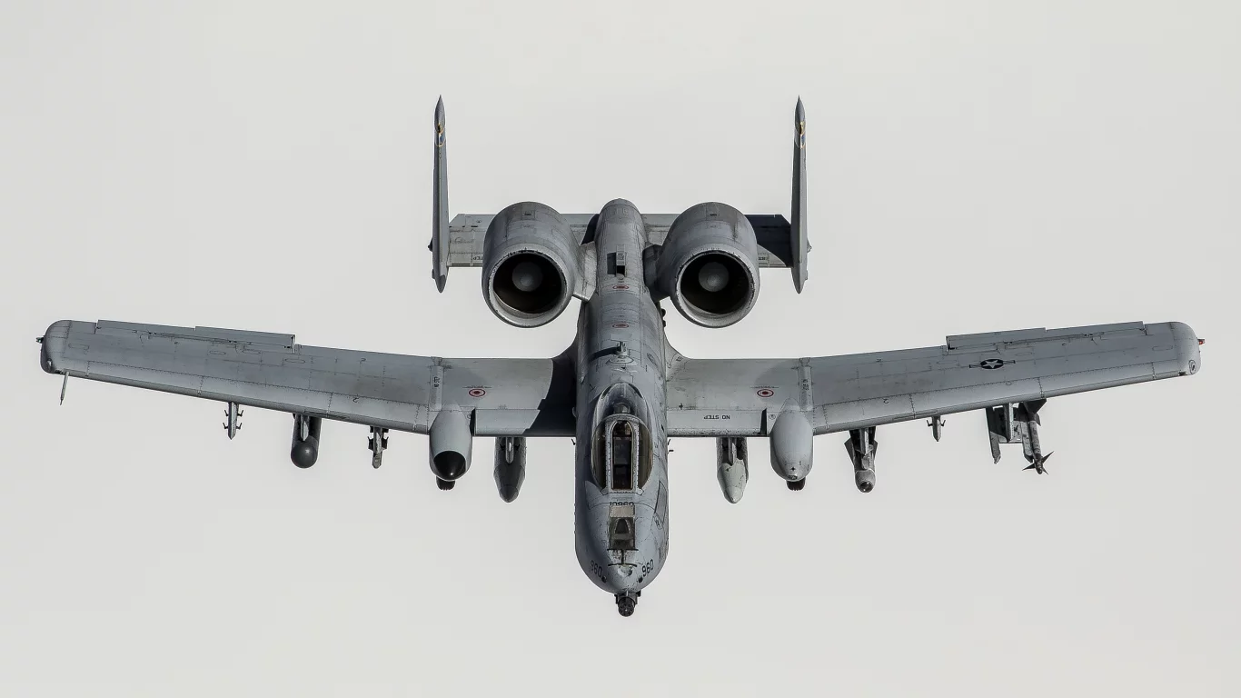 American attack plane Fairchild Republic A-10 Thunderbolt II