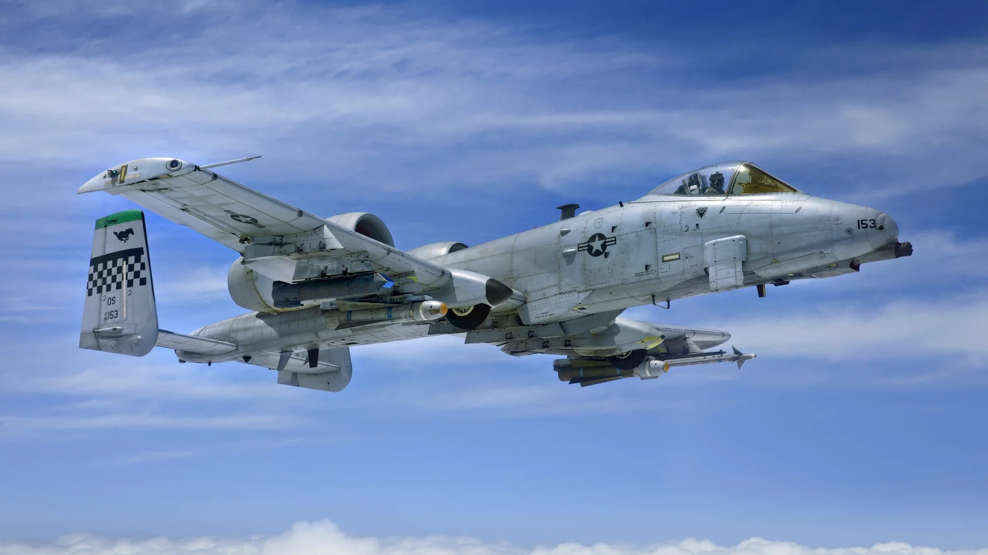 Aircraft attack A-10 Thunderbolt II AGM-65 Maverick AIM-9 Sidewinder