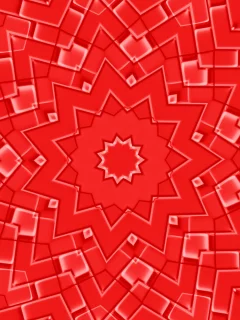 Abstract illustration with red stars