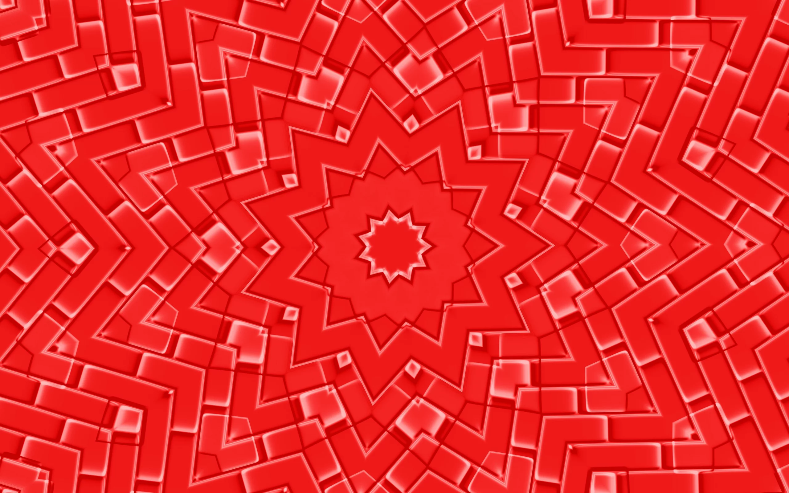 Abstract illustration with red stars