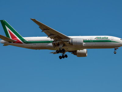 Alitalia airline passenger plane