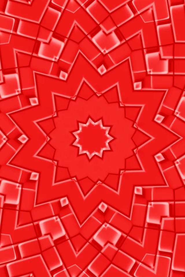 Abstract illustration with red stars