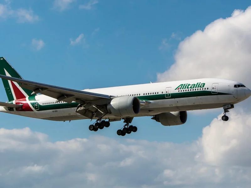 Airliner Boeing 777 of Alitalia