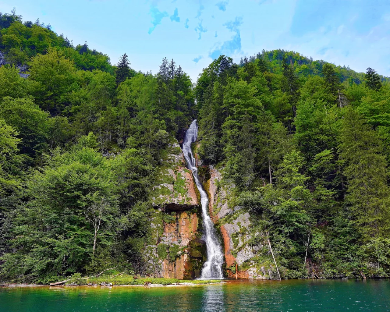 Konigssee Waterfall, Bavaria