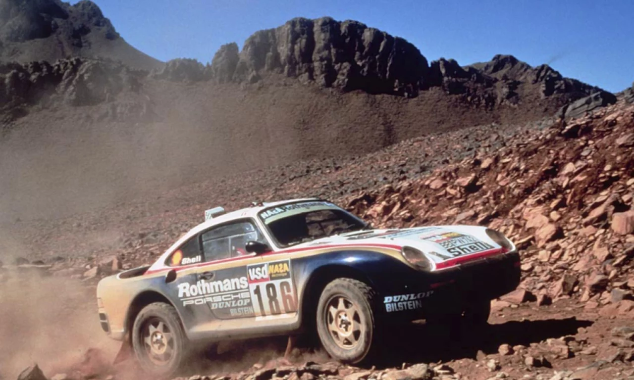 Porsche 959, Paris Dakar (1986)