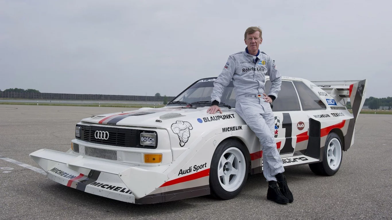 Walter Röhrl and the Sport Quattro S1 Pikes Peak