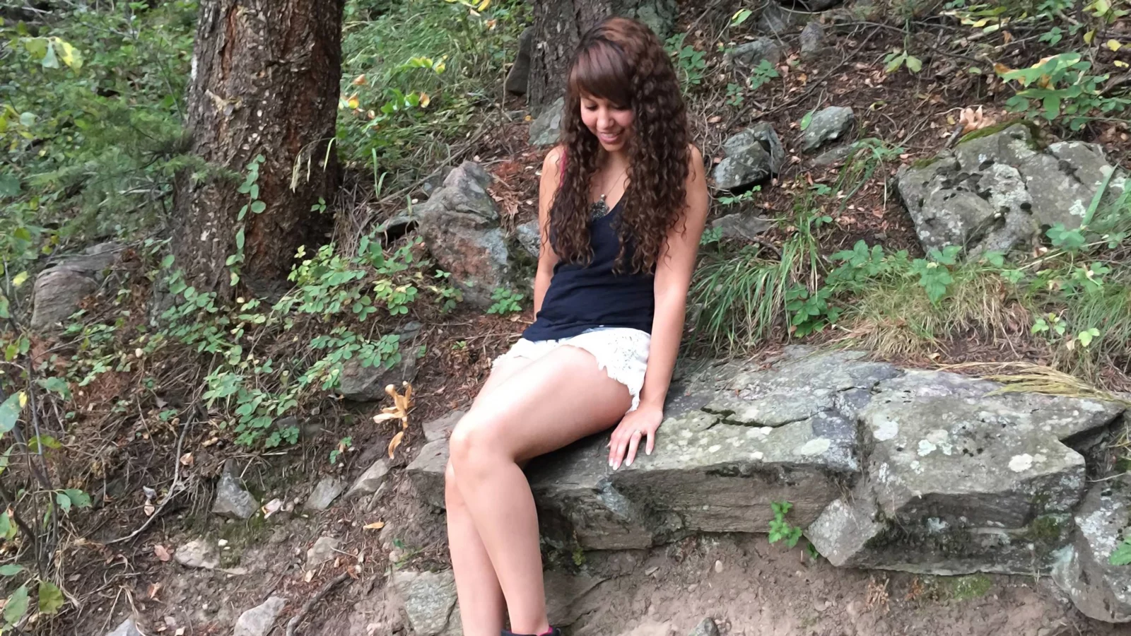 Showing thigh
