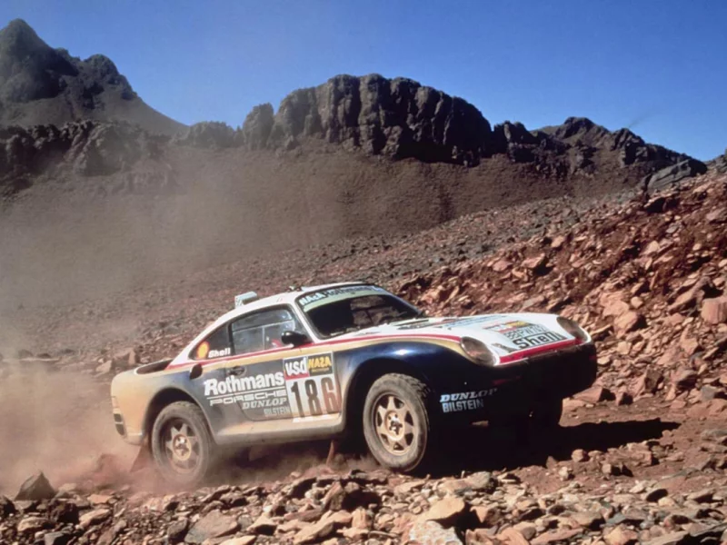 Porsche 959, Paris Dakar (1986)