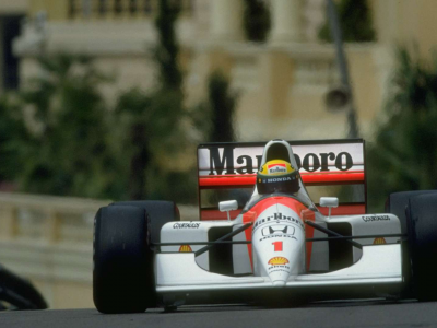 McLaren Honda MP4-7 1992. Monaco