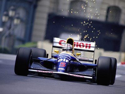 Nigel Mansell's. Monaco 1992