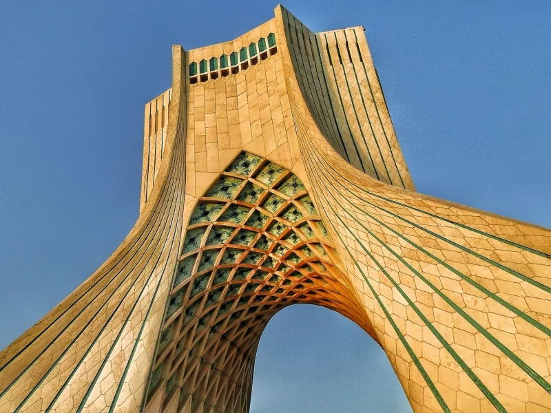 Beautiful tower of the Azadi city Tehran