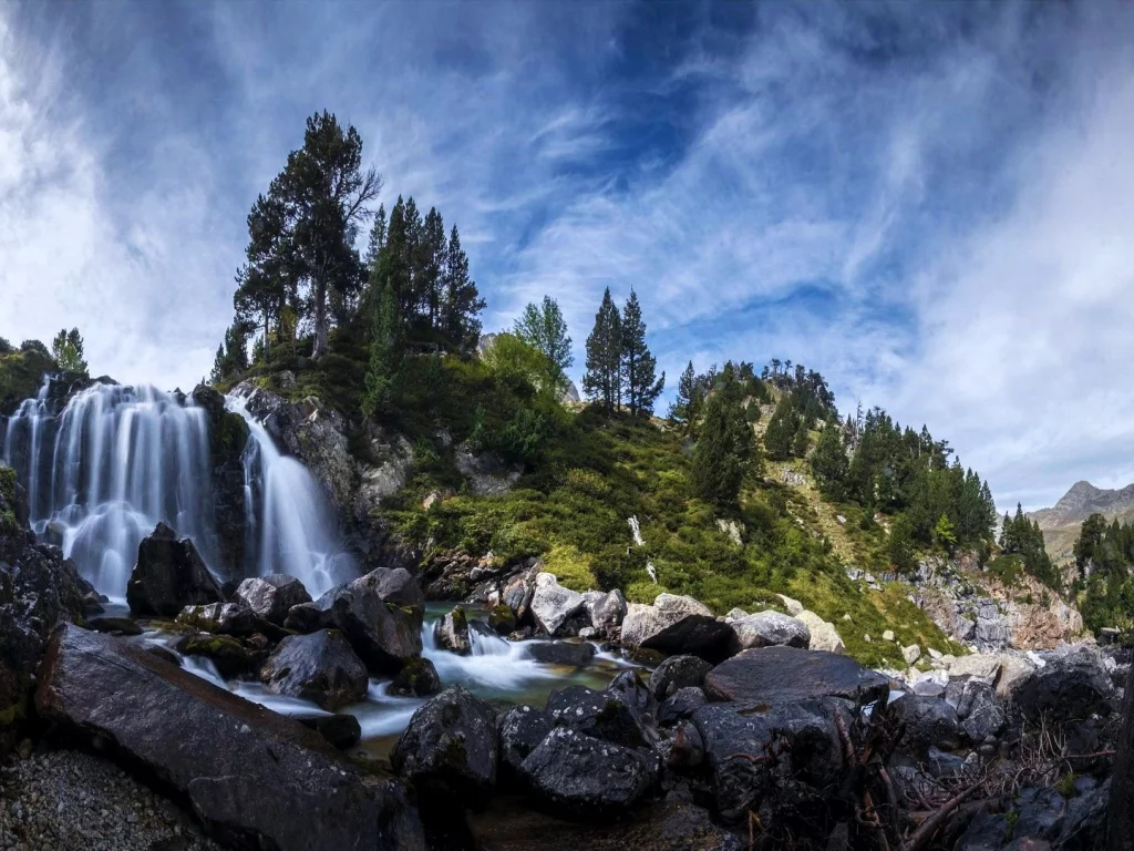 Aigualluts Waterfall, Aragon, Spain