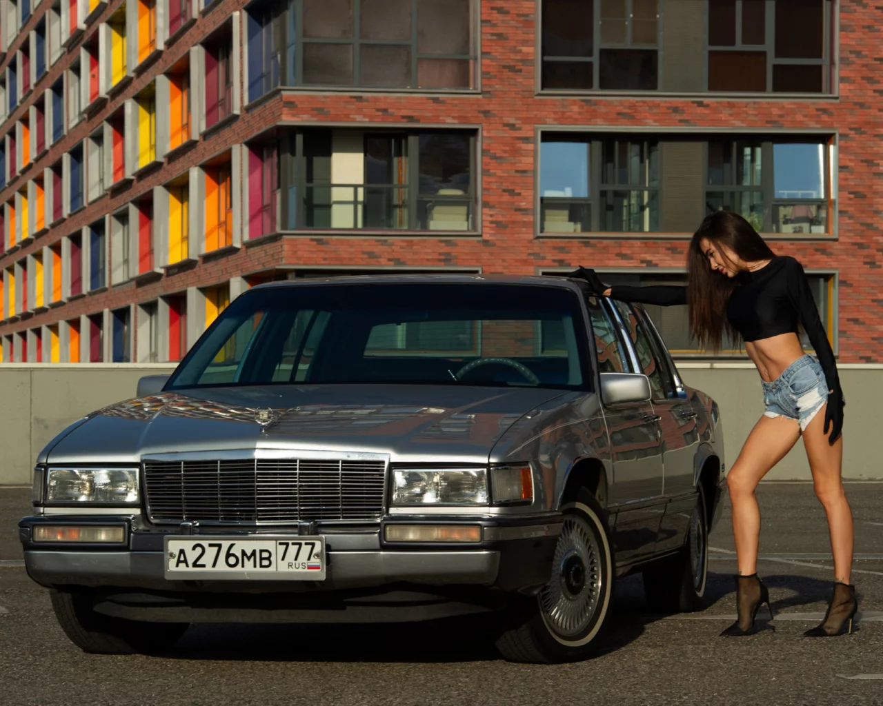 авто с девушкой