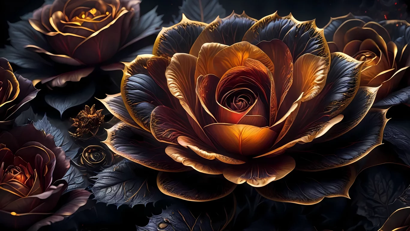 Абстрактный красочный рисунок 3d