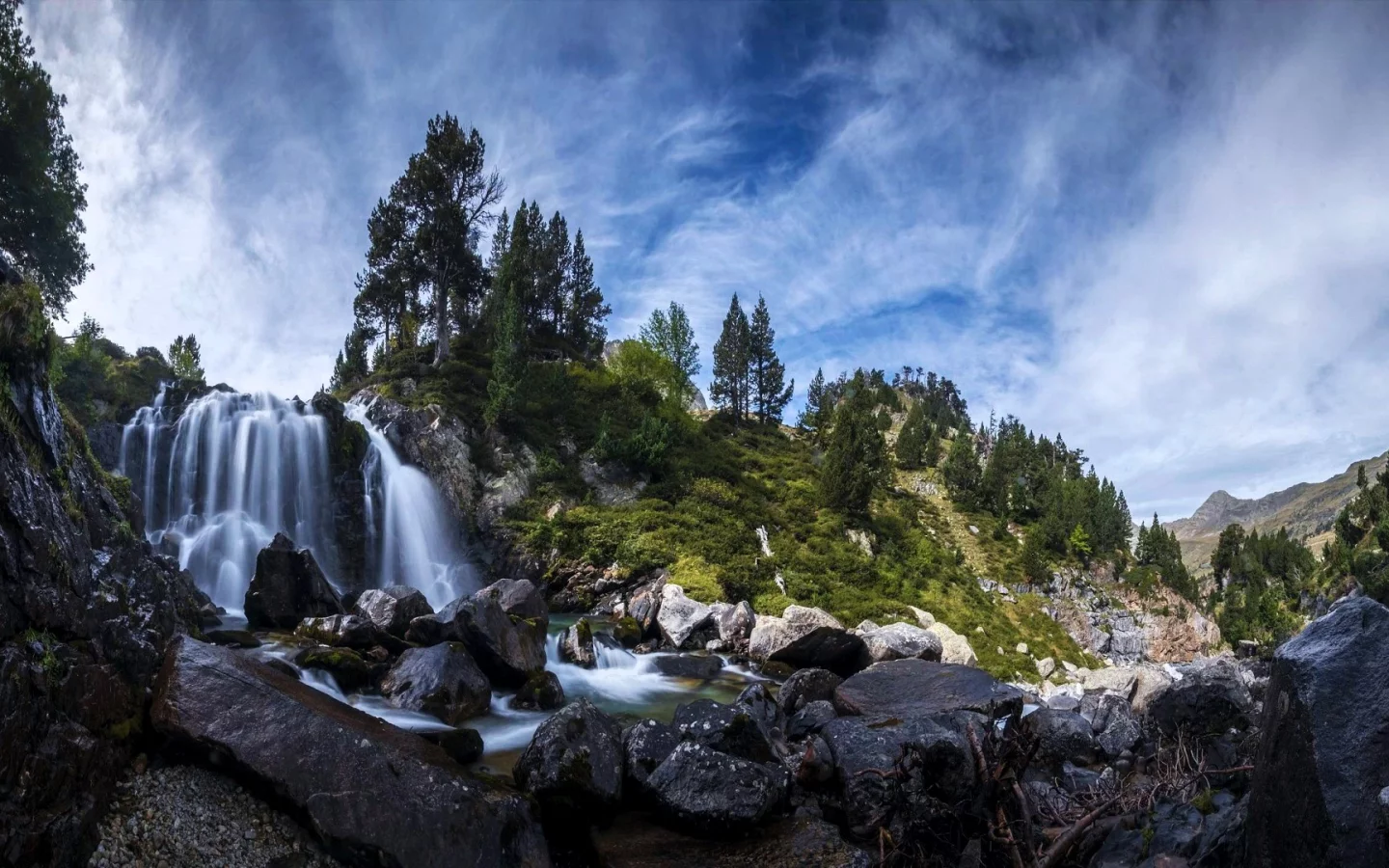 Aigualluts Waterfall, Aragon, Spain