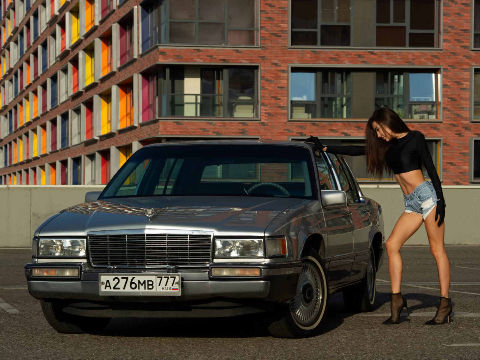 авто с девушкой