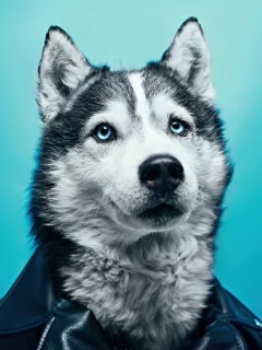 собака