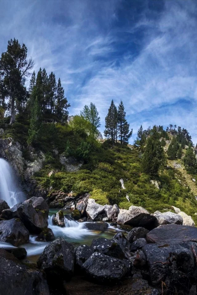 Aigualluts Waterfall, Aragon, Spain
