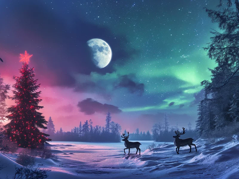новогоднее сияние