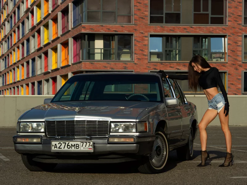авто с девушкой