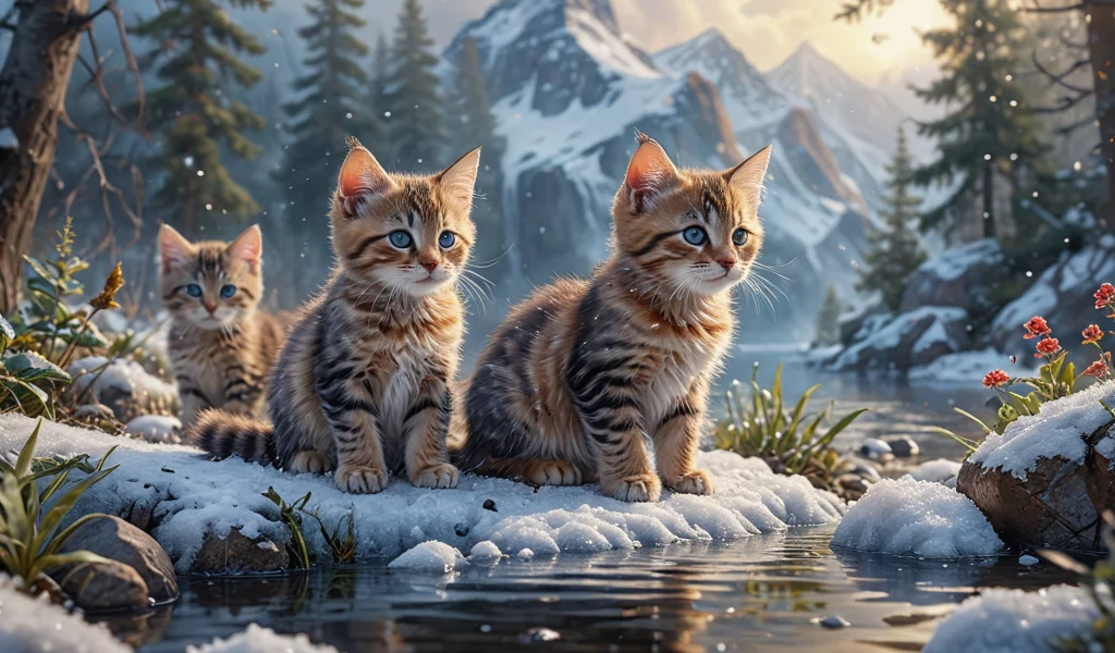 котята