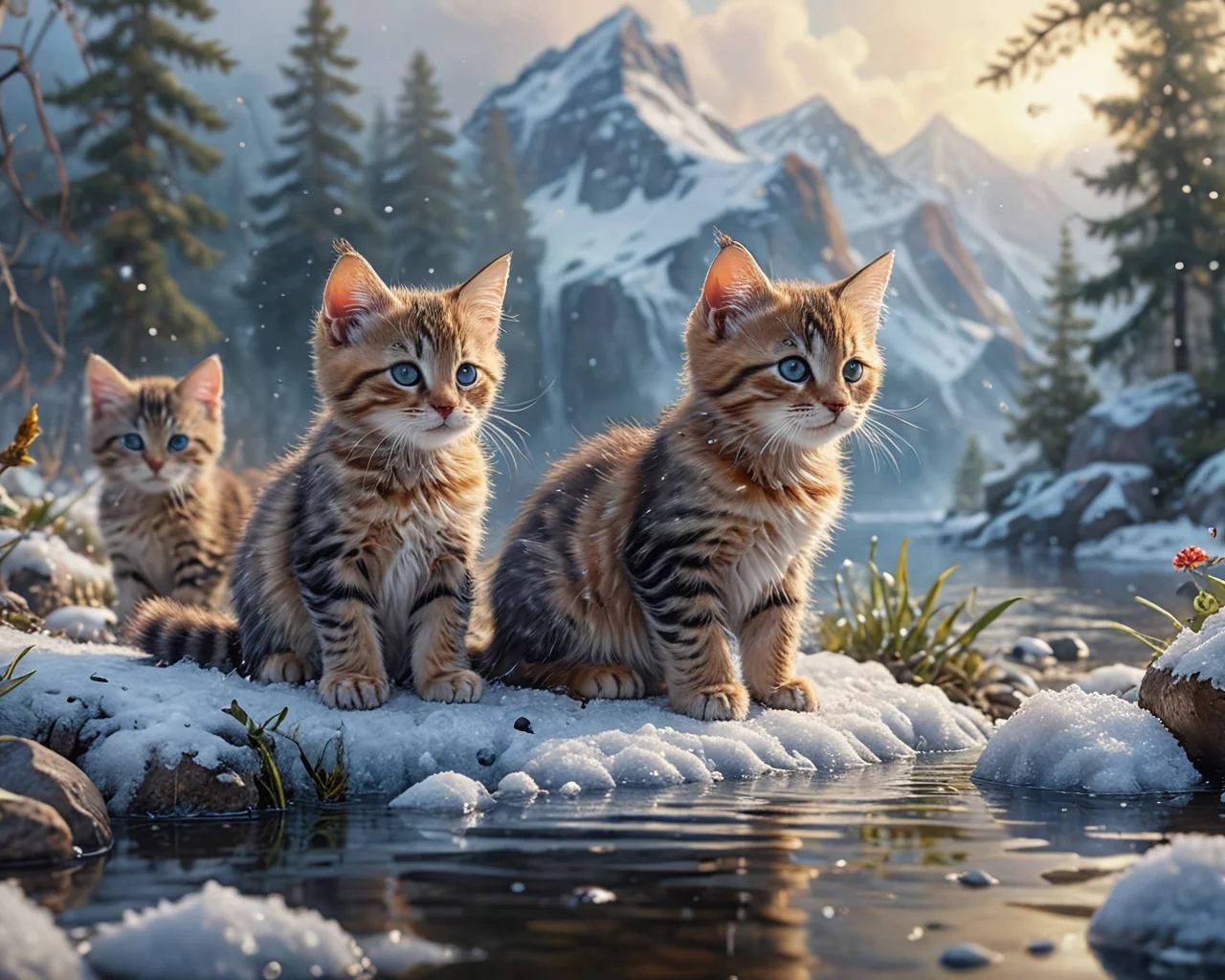 котята