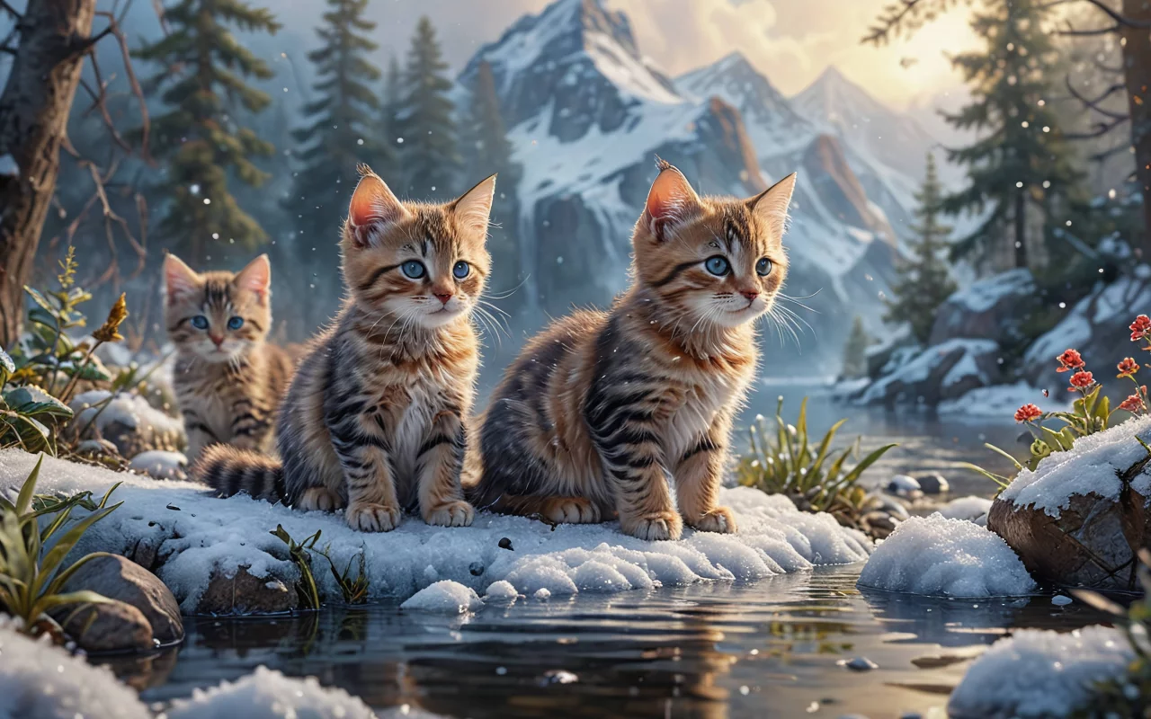 котята