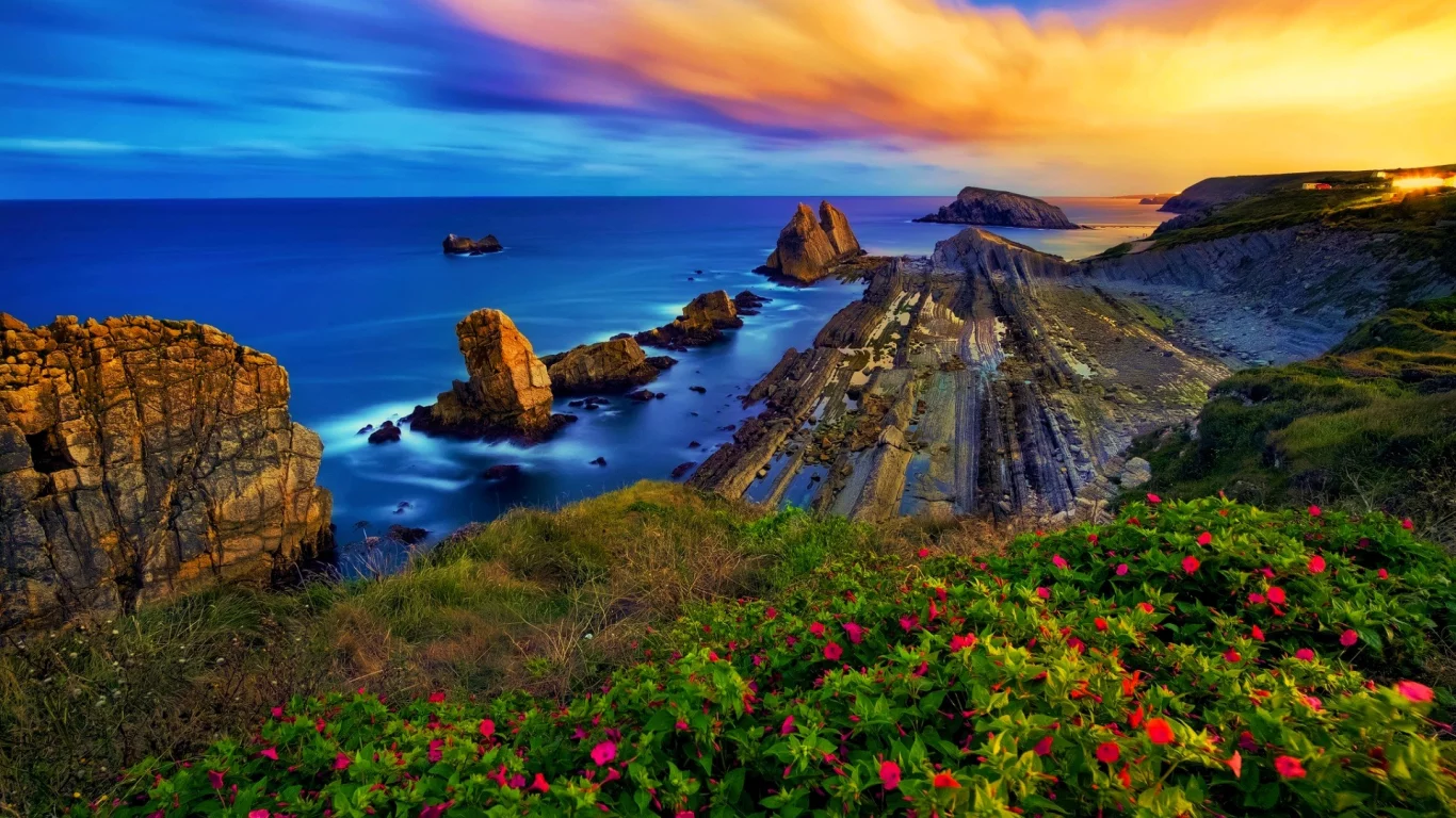 Bay of Biscay, Costa Quebrada, Spain