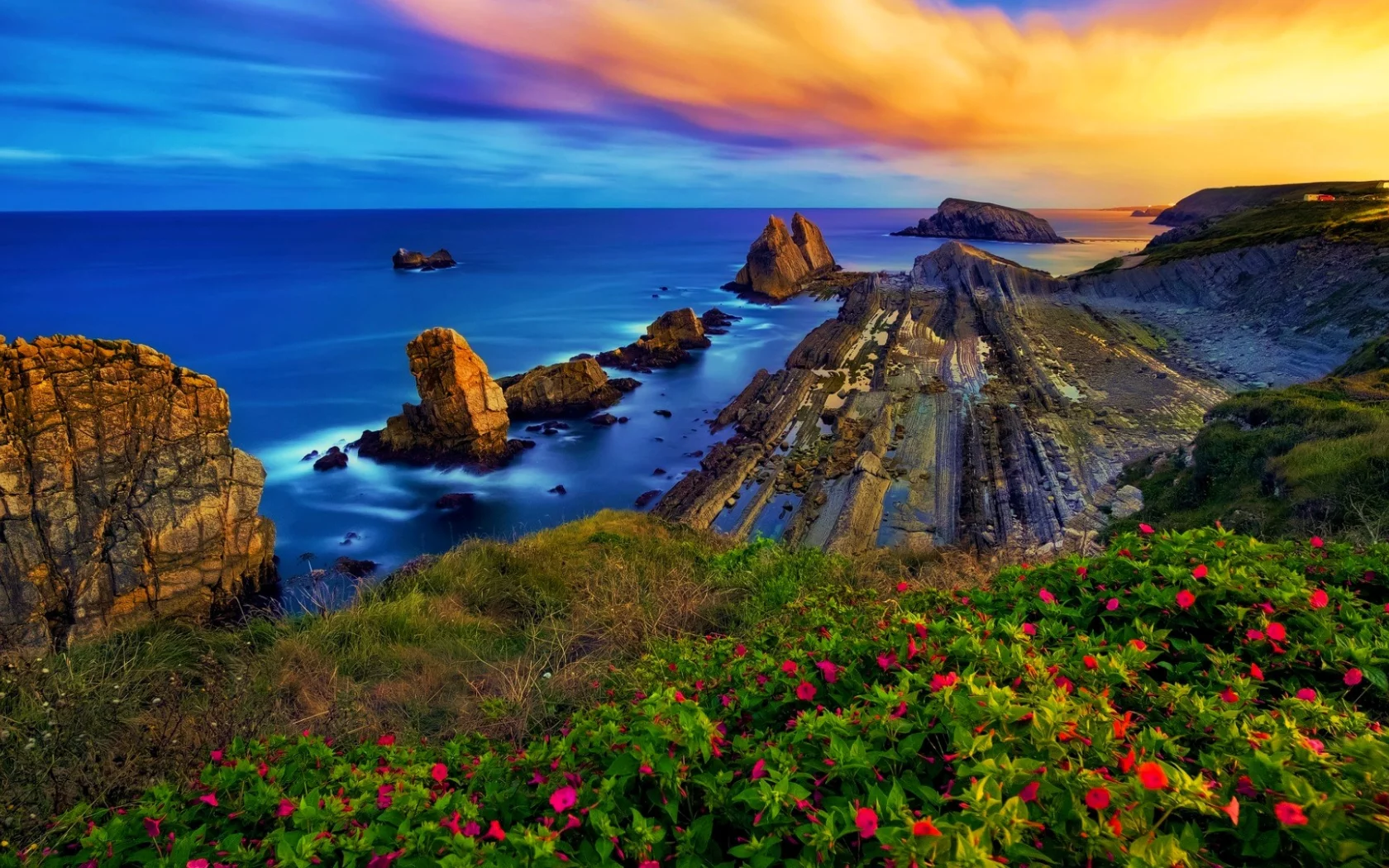 Bay of Biscay, Costa Quebrada, Spain