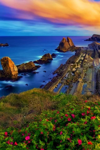 Bay of Biscay, Costa Quebrada, Spain