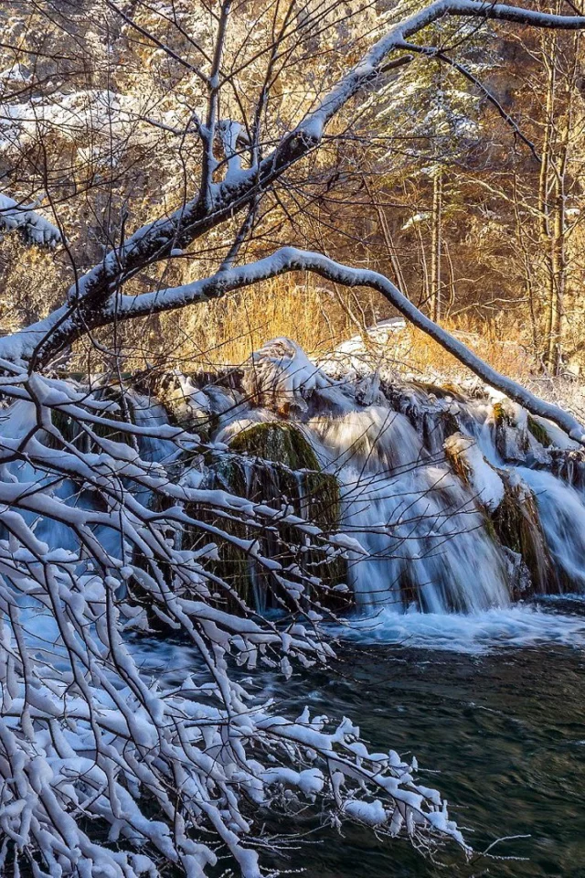 Winter in the Plitvice Lakes NP, Croatia
