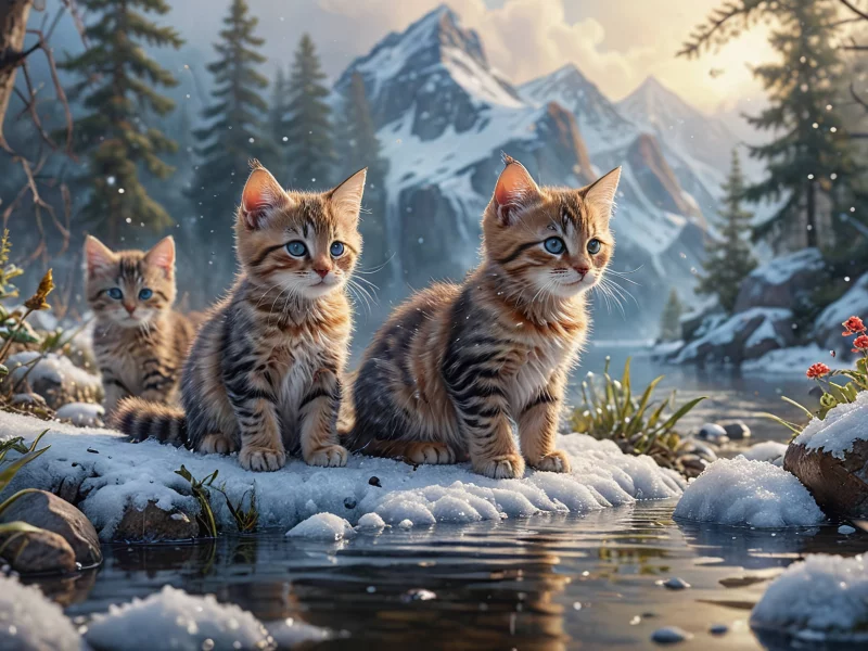 котята