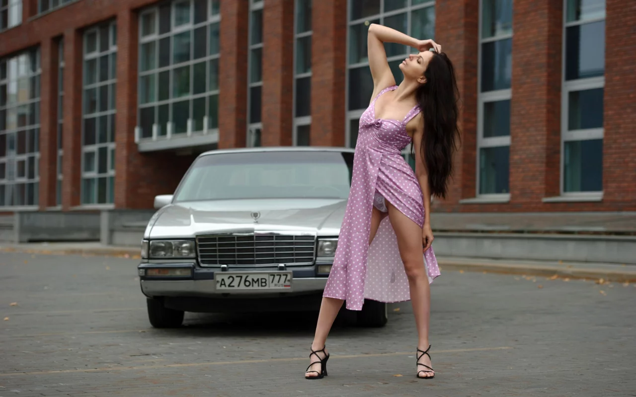 авто с девушкой