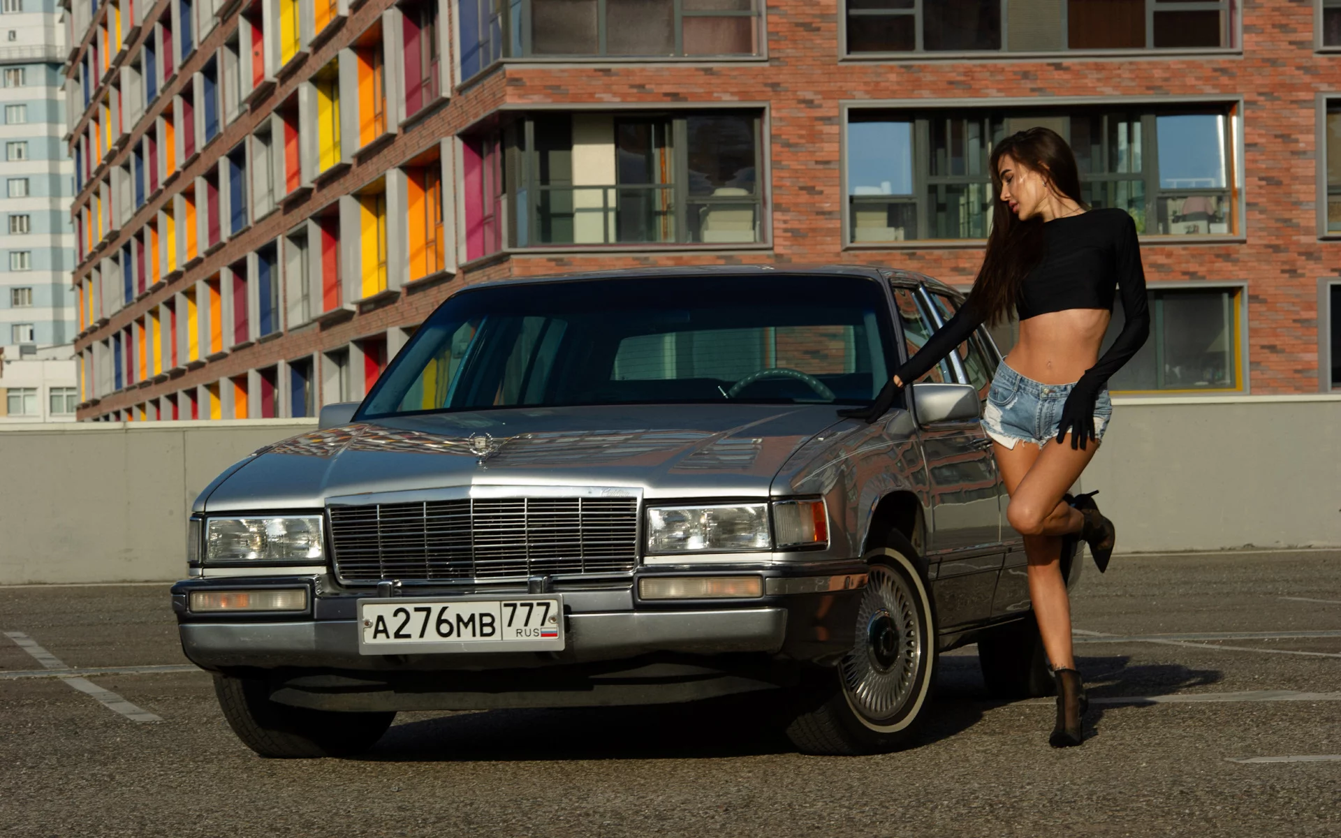 авто с девушкой