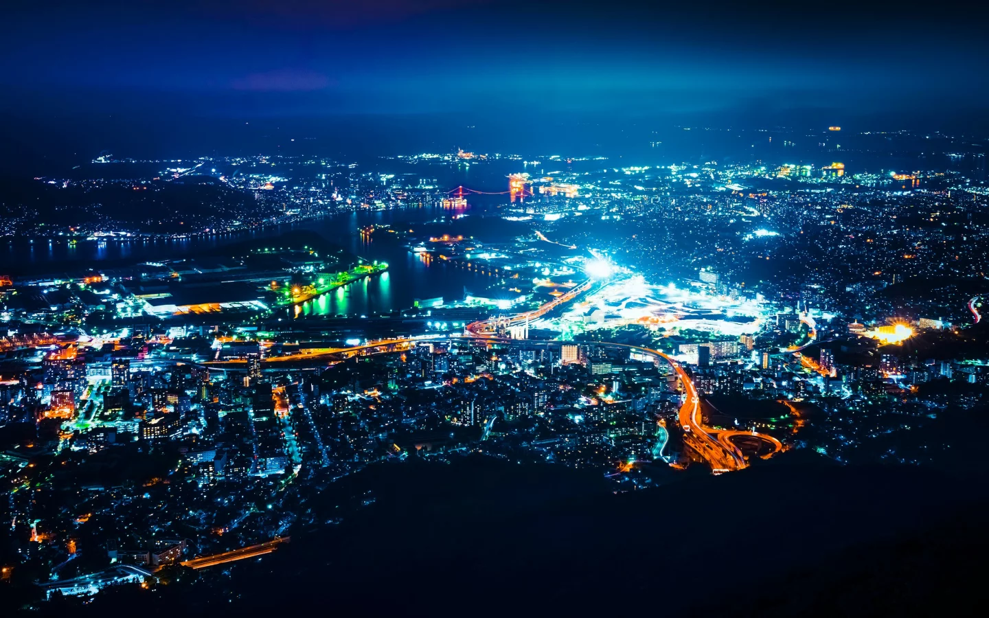 Огни ночного города