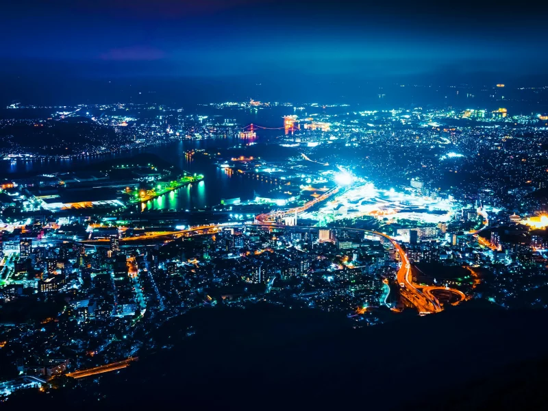Огни ночного города